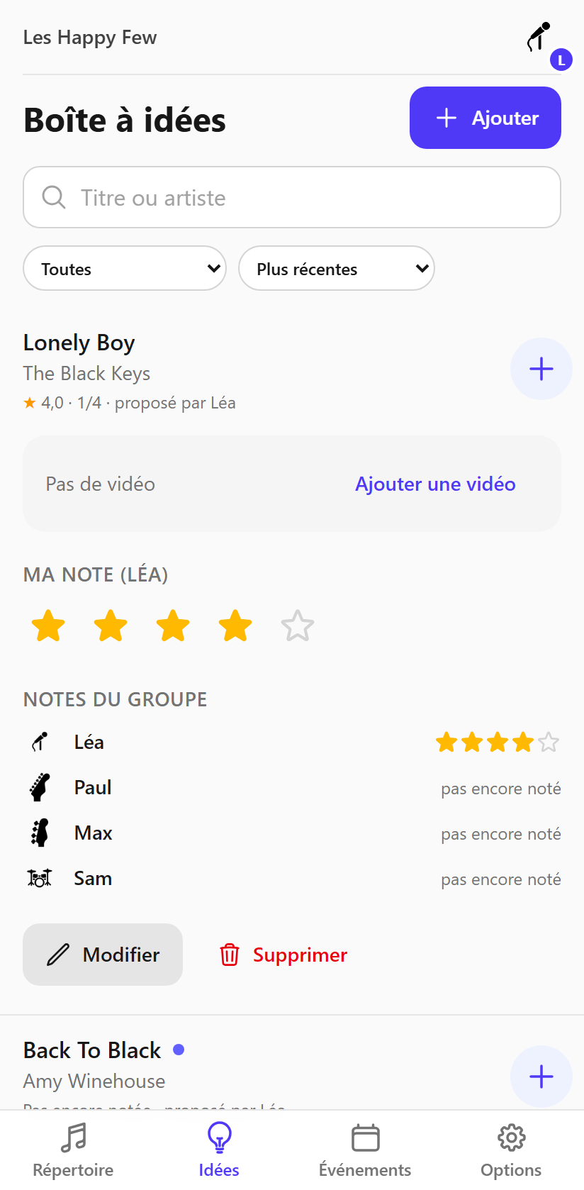 La boîte à idées